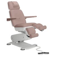 Fotoliu electric de podologie, STELLA 3S, culoare taupe, cu pedala 2-way
