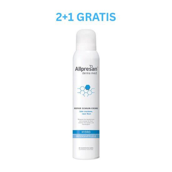 Allpremed Hydro Intensive crema spuma hidratanta piele uscata 200ml 2+1 GRATIS