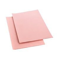 Moleskin cu suport fleece, roz, 22,5 × 45 cm, 4 buc./pachet