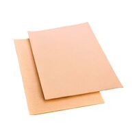 Moleskin cu suport fleece, bej, 22,5 × 45 cm, 4 buc./pachet