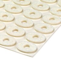 Pad oval din felt din lana si viscosa, grosime 2 mm, marimea L, 216 buc./pachet