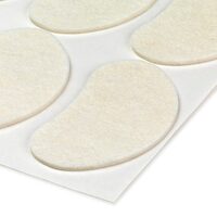 Pad semilunar din felt din lana si viscosa, grosime 2 mm, marimea S, 120 buc./pachet