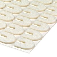 Pad in forma de potcoava din felt din lana si viscosa, grosime 2 mm, marimea S, 600 buc./pachet