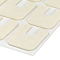 Pad in forma de potcoava cu extensie posterioara din felt din lana si viscosa, grosime 2 mm, marimea S, 36 buc./ pachet