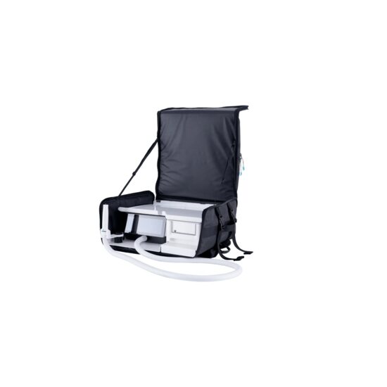 Sistem mobil RUCK Nova Pro tip rucsac, fără lupă iluminată, finisaj Dark Granite, material TPU, 46,5 × 31,5 × 48 cm