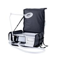 Sistem mobil RUCK Nova Pro tip rucsac, cu lupă iluminată, alb/Dark Granite, material TPU, 46,5 × 31,5 × 48 cm