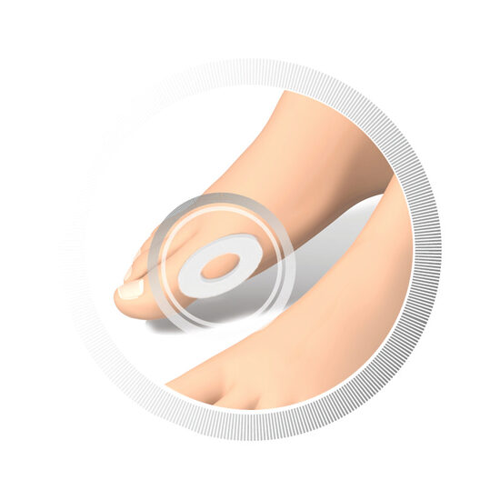 Protectie mont zonele de frictiune  46*30*3mm clasa medicala