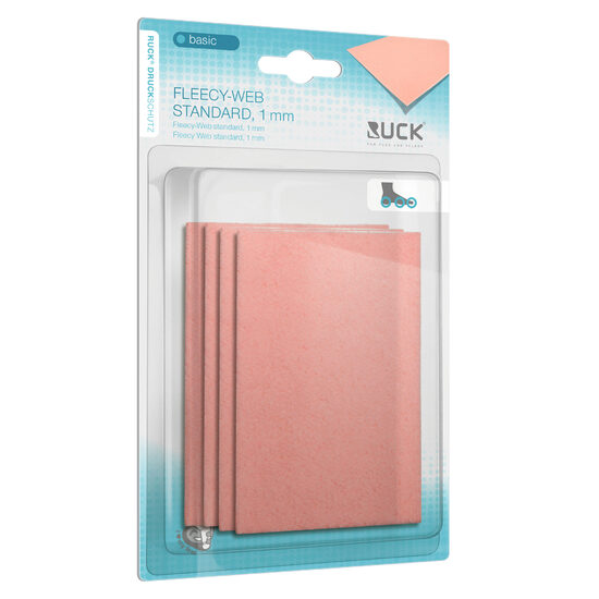 Protectie Fleecy-Web standard 100% bumbac, dim. 22.5*40cm, 1mm. Set 4 buc.